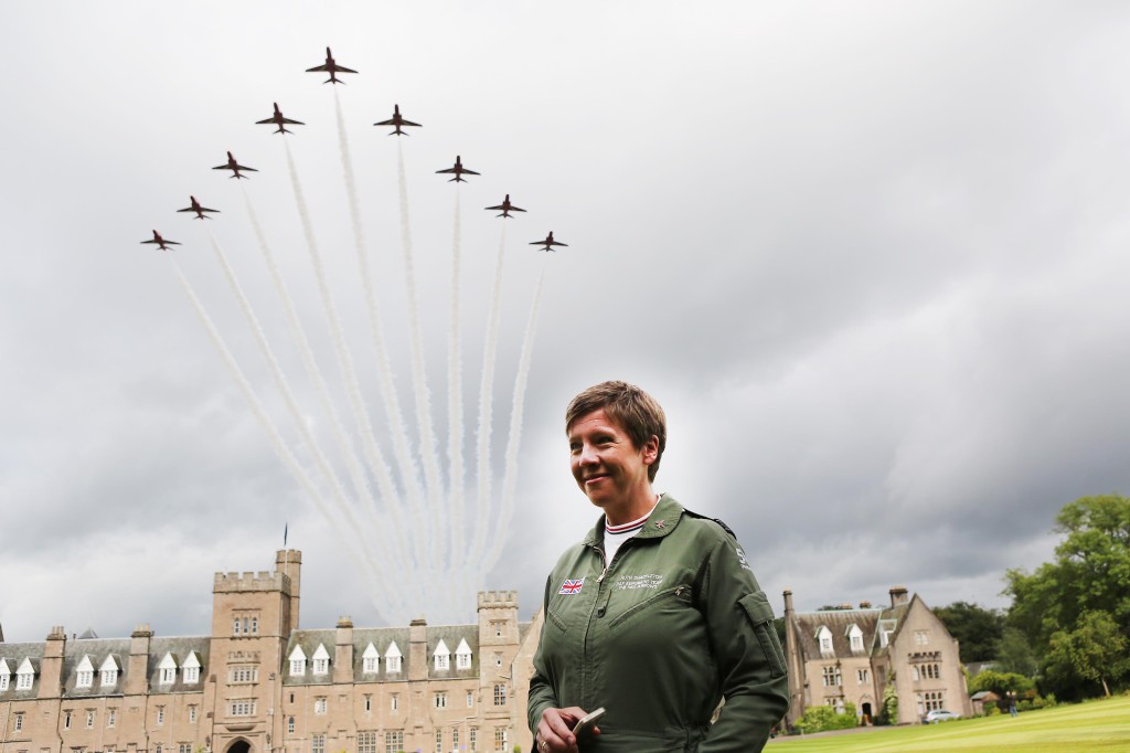 Glenalmond Red Arrows Flypast 2